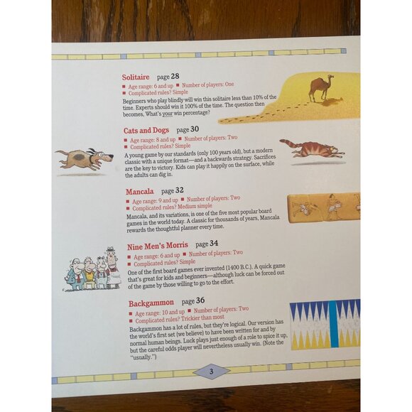 The Book Of Classic Board Games By Klutz Press Includes 15 Games & Accessories - Picture 6 of 6